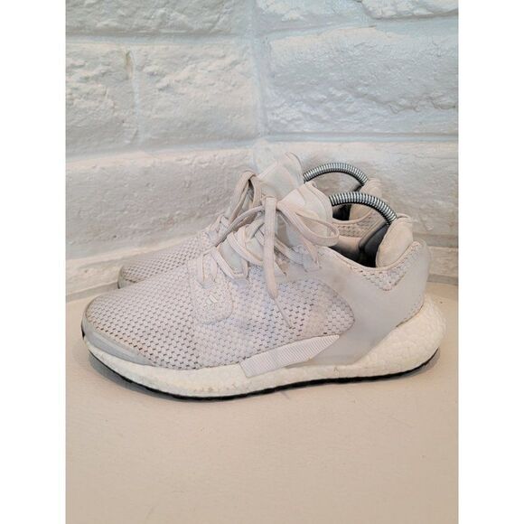 Adidas Alphatorsion BOOST Running Shoes Triple White FV6166 Men's Size US 7 - Picture 2 of 8